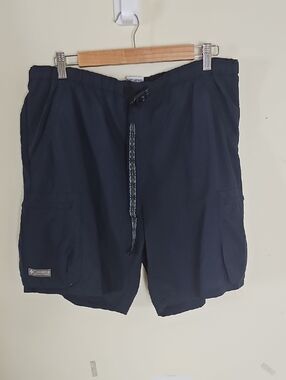 Columbia Men's Navy Athletic Shorts with Drawstring